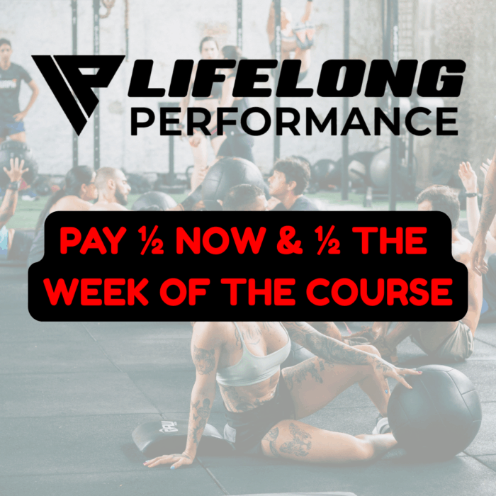 LIFELONG PERFORMANCE SPECIALIST CERTIFICATION - VANCOUVER SPLIT